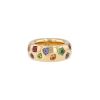 Pomellato Iconica medium model ring in pink gold and semi-precious stones - 00pp thumbnail