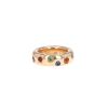 Pomellato Iconica small model ring in pink gold and semi-precious stones - 360 thumbnail