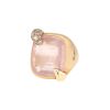 Pomellato Ritratto medium model ring in pink gold, quartz and diamonds - 00pp thumbnail