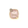 Pomellato Ritratto medium model ring in pink gold, quartz and diamonds - 360 thumbnail