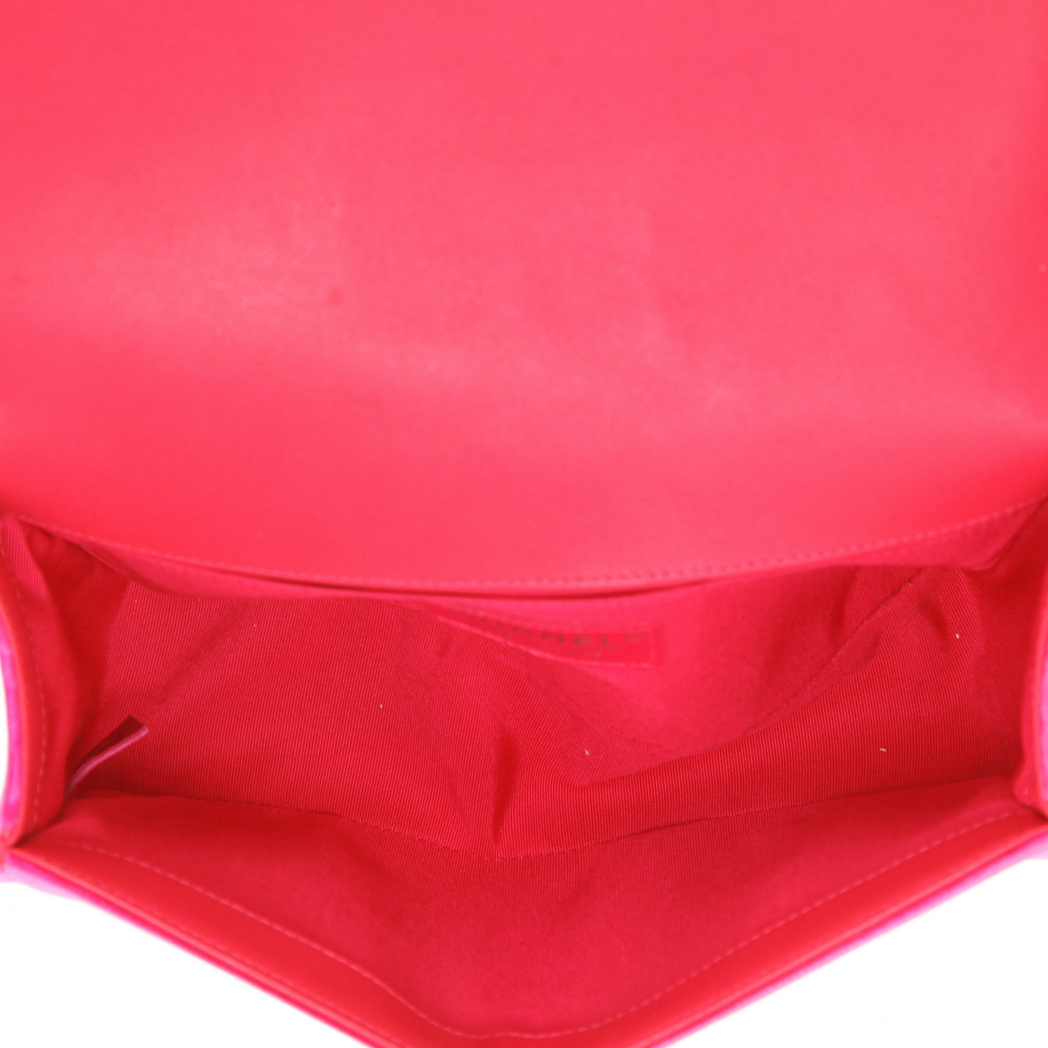 Chanel  Boy shoulder bag  in pink velvet - Detail D3