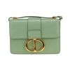 Bolso bandolera Dior  30 Montaigne mini  en cuero verde - 360 thumbnail