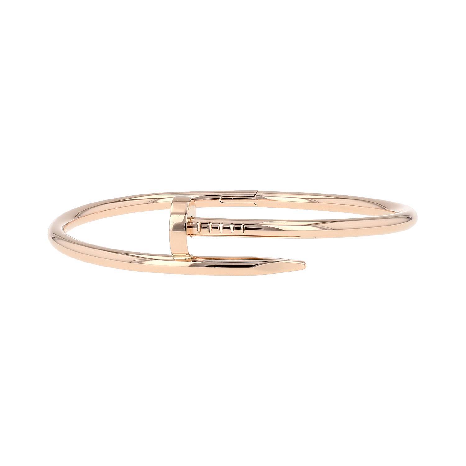 Brazalete Cartier Juste un clou de oro rosa