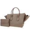 Celine  Tie Bag shopping bag  in taupe leather - 00pp thumbnail