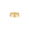 Anello Cartier Love modello medio in oro giallo - 360 thumbnail