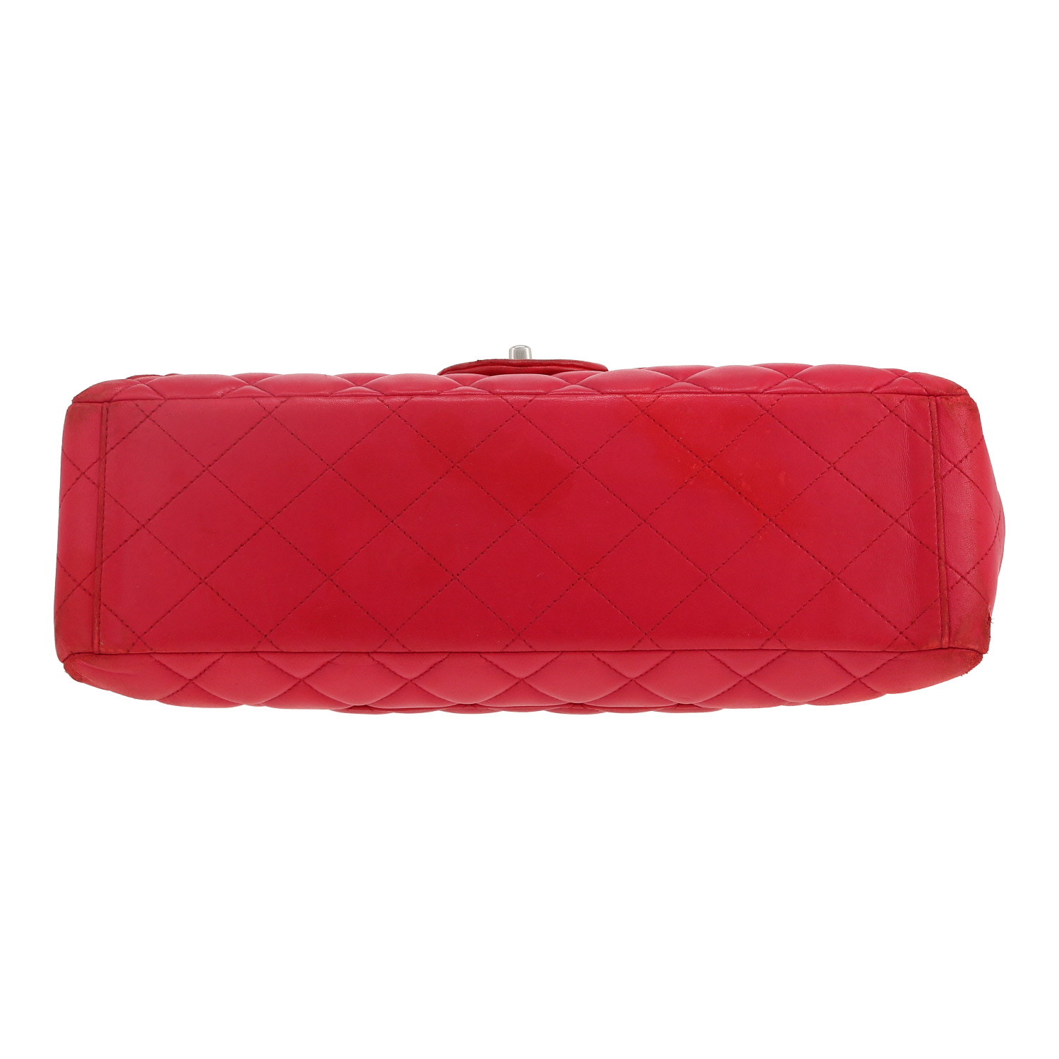 Chanel  Timeless Maxi Jumbo shoulder bag  in pink quilted leather - Detail D1