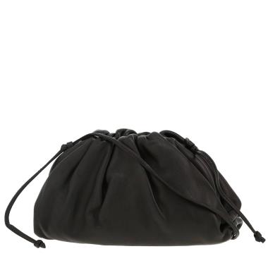 Bottega Veneta  Pouch shoulder bag  in black leather