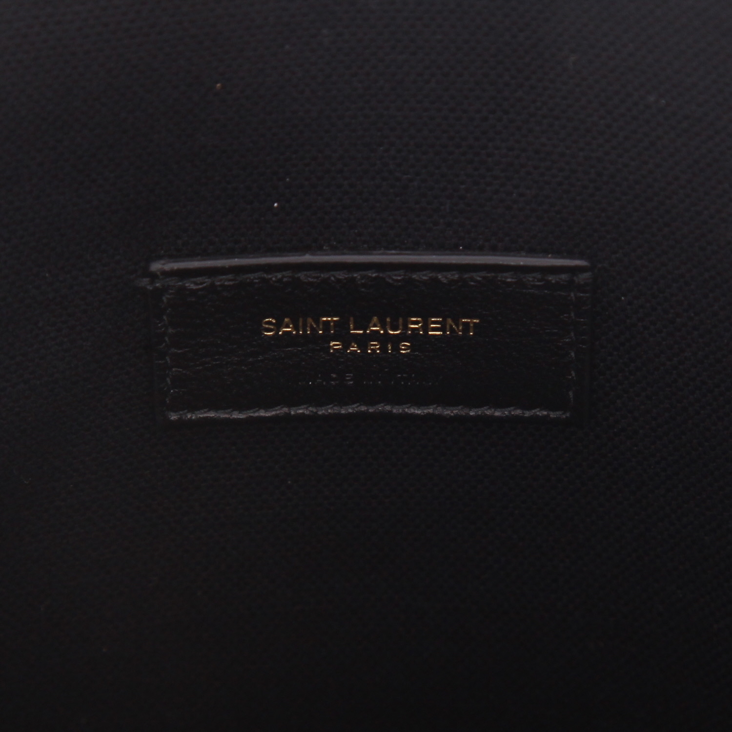 Sac à main Saint Laurent   en osier et cuir noir - Detail D2