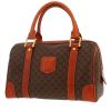 Celine   handbag  "Triomphe" canvas  and brown leather - 00pp thumbnail