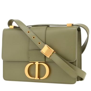 Dior  30 Montaigne shoulder bag  in green leather