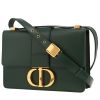 Bolso bandolera Dior  30 Montaigne en cuero verde pino - 00pp thumbnail