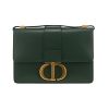 Bolso bandolera Dior  30 Montaigne en cuero verde pino - 360 thumbnail