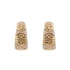 Bulgari Parentesi  1980's earrings in yellow gold and diamonds - 00pp thumbnail