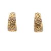 Bulgari Parentesi  1980's earrings in yellow gold and diamonds - 360 thumbnail