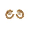 Boucheron Serpent Bohème earrings in yellow gold and diamonds - 00pp thumbnail