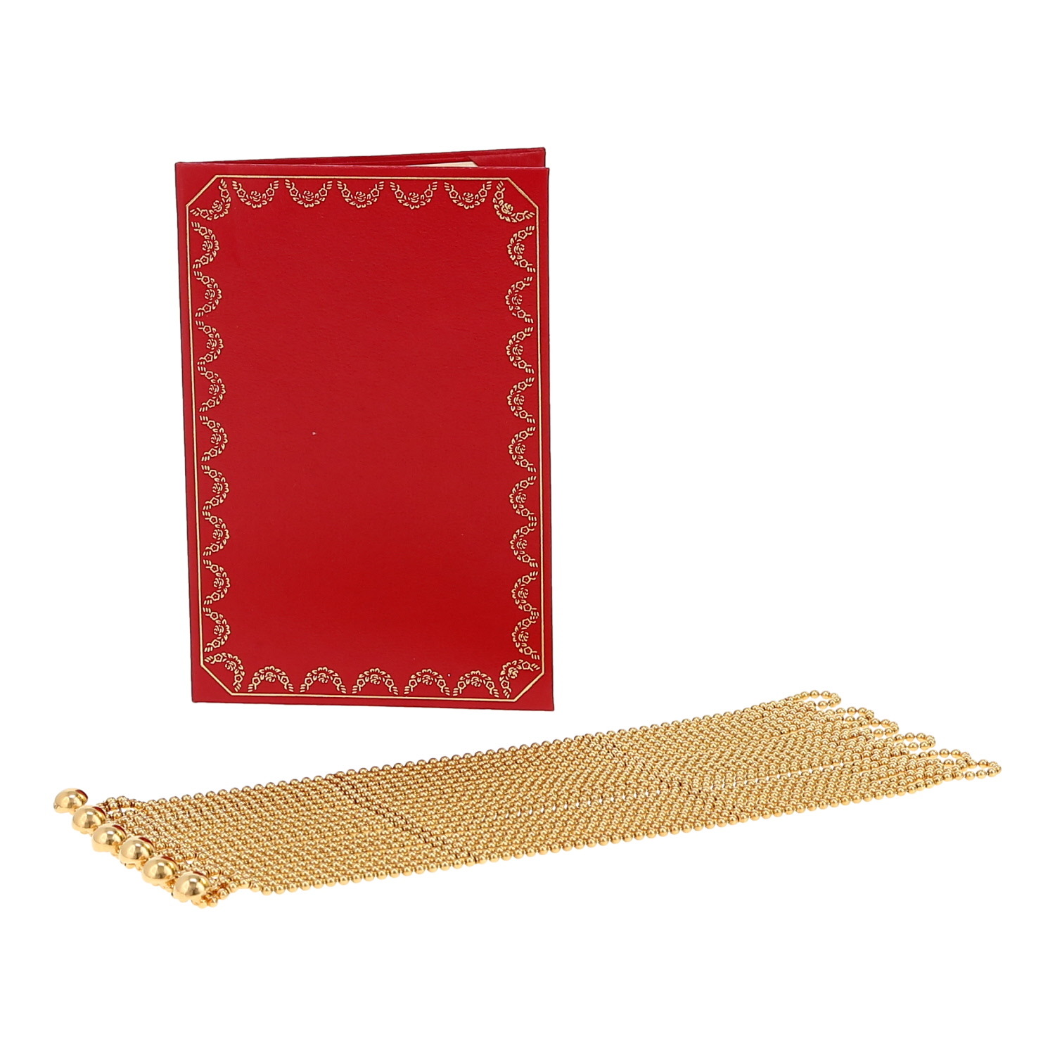 Cartier Draperie large model cuff bracelet in yellow gold