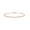 Bracciale Tiffany & Co Metro in oro rosa e diamanti - 360 thumbnail