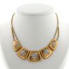 Buccellati Macri Classica necklace in yellow gold, white gold and diamonds - 360 thumbnail