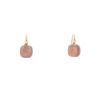 Paire de boucles d'oreilles Pomellato Nudo Classic en or rose et quartz rose - 360 thumbnail