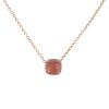 Collier Pomellato Nudo en or rose et quartz rose - 00pp thumbnail