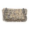 Bolso de mano Chanel  Timeless Classic en tweed gris y negro - 360 thumbnail