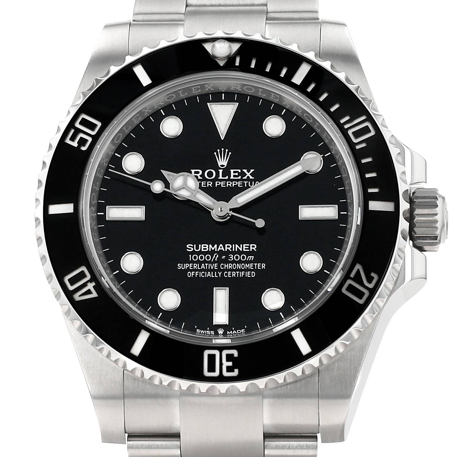 Montre Rolex Submariner en acier Ref: Rolex – 124060 Vers 2024 Occasion