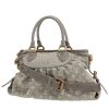 Bolso de mano Louis Vuitton  Neo Cabby en lona denim Monogram gris y cuero gris - 00pp thumbnail