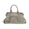 Bolso de mano Louis Vuitton  Neo Cabby en lona denim Monogram gris y cuero gris - 360 thumbnail