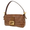 Bolso de mano Fendi  Baguette en charol Monogram marrón - 00pp thumbnail