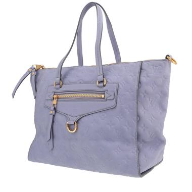 Shopping bag Louis Vuitton  Lumineuse in pelle monogram con stampa viola