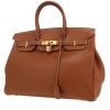 Bolso de mano Hermès  Birkin 35 cm en cuero Courchevel color oro - 00pp thumbnail