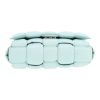 Bottega Veneta  Padded Cassette shoulder bag  in light blue intrecciato leather - Detail D1 thumbnail