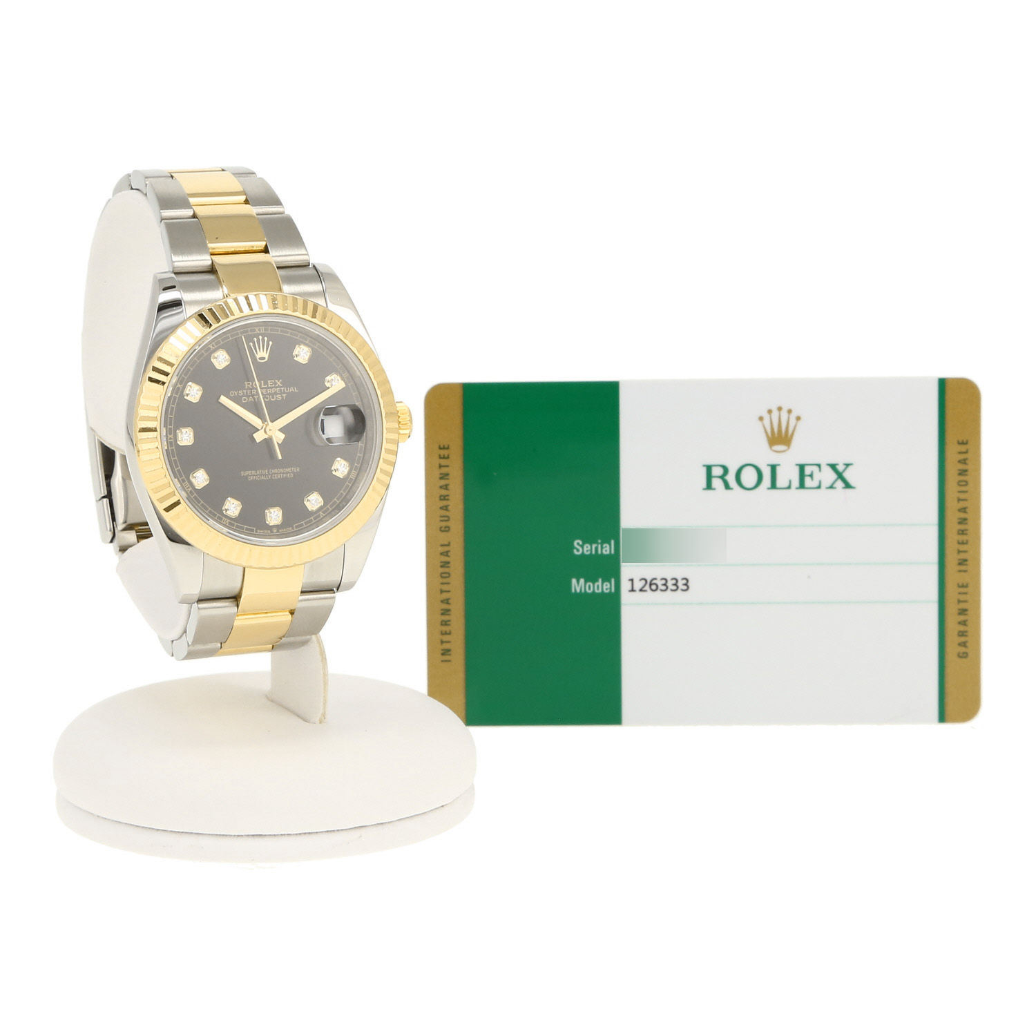 Rolex Datejust 41  in gold and stainless steel and stainless steel Ref: Rolex - 126333  Circa 2019