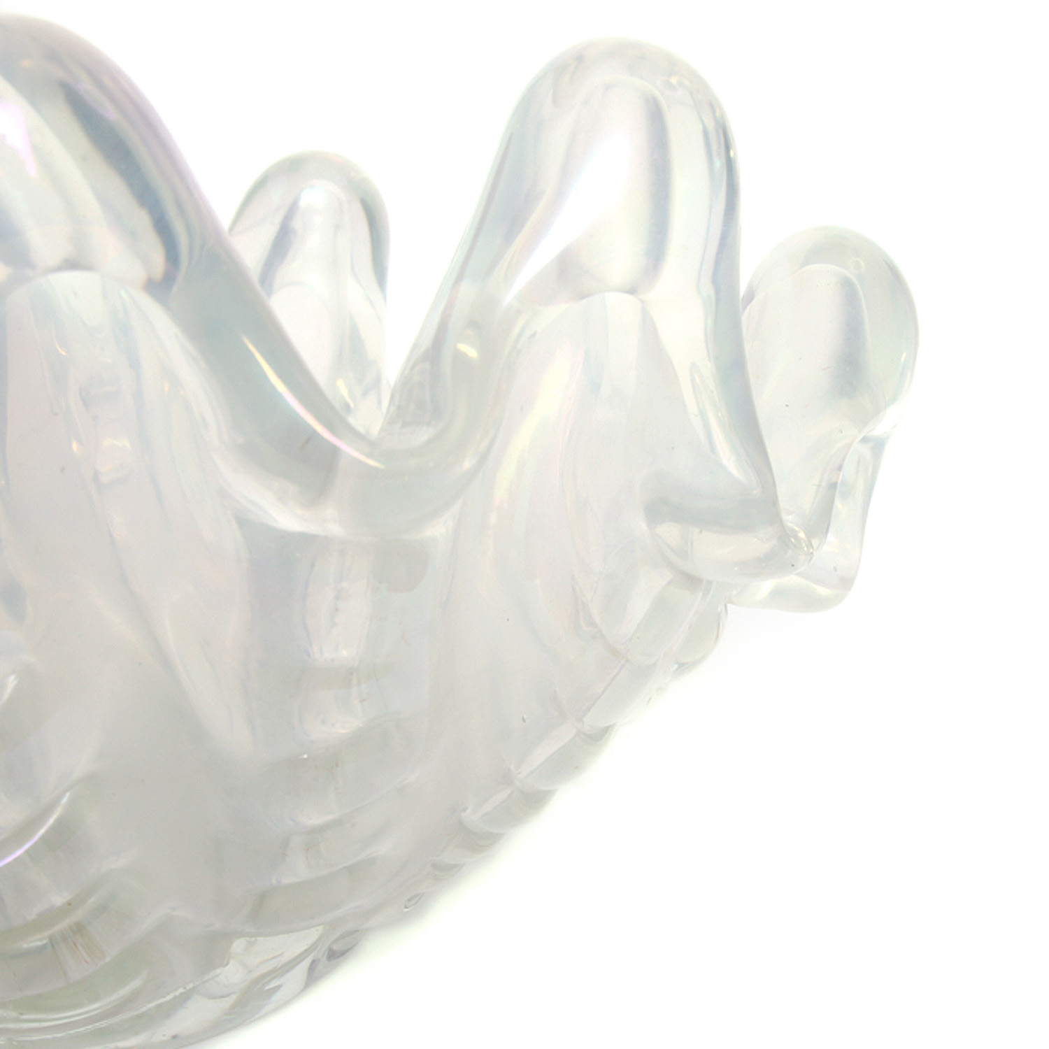 Barovier
Toso, Grande coupe 'feuille' et deux coupes 'coquillage' - circa 1940 - Detail D4