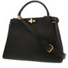 Bolso de mano Fendi  Peekaboo en cuero negro - 00pp thumbnail