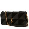 Bolso de mano Saint Laurent  Jamie en cuero negro y Veau velours negro - 00pp thumbnail