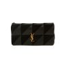 Bolso de mano Saint Laurent  Jamie en cuero negro y Veau velours negro - 360 thumbnail