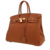 Bolso de mano Hermès  Birkin 35 cm en cuero togo color oro - 00pp thumbnail