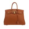 Bolso de mano Hermès  Birkin 35 cm en cuero togo color oro - 360 thumbnail