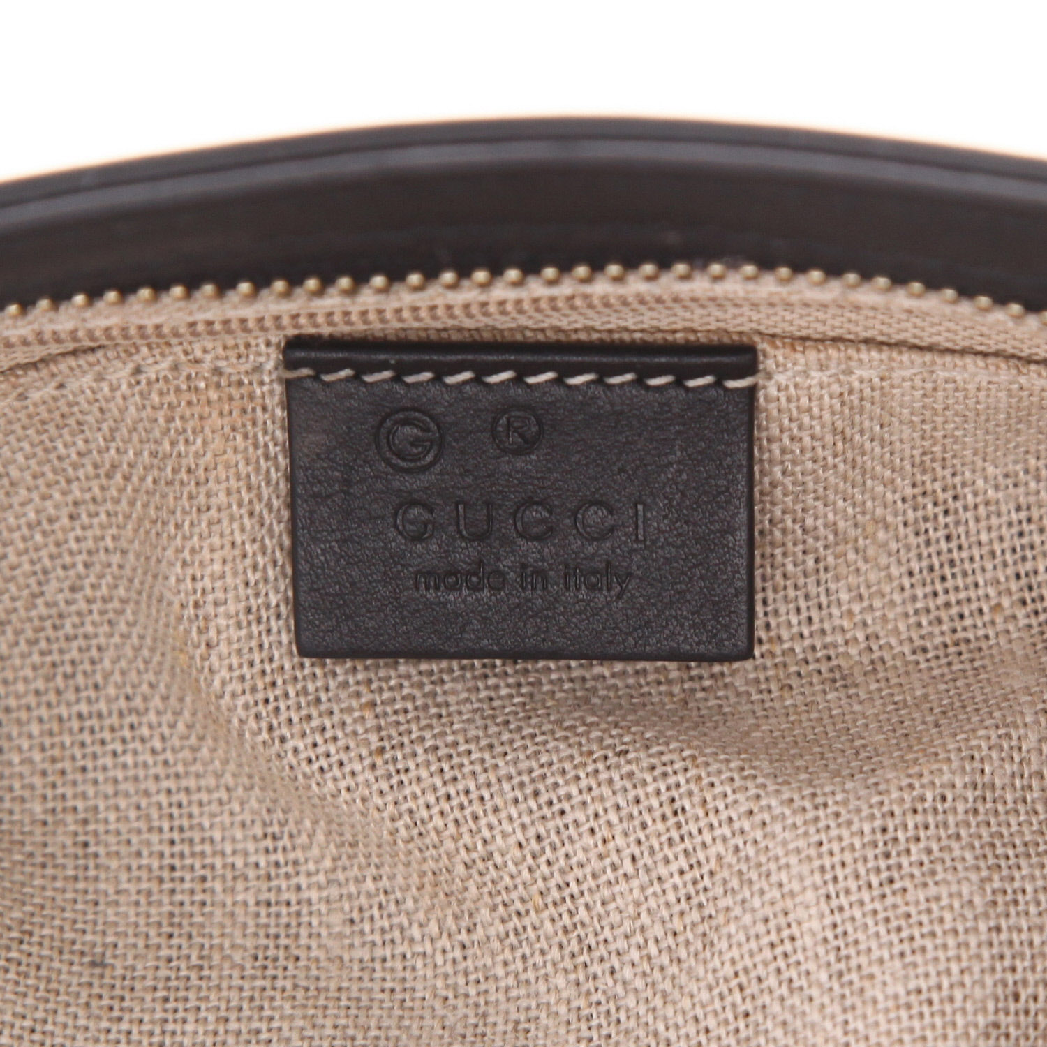 Bolso bandolera Gucci   en cuero negro - Detail D2
