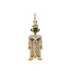 Pomellato Pantin pendant in yellow gold, white gold and diamonds - 360 thumbnail