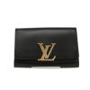 Bolso de mano Louis Vuitton  Louise en cuero negro - 360 thumbnail