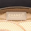 Bolso de mano Chanel  Vintage en lona beige y cuero negro - Detail D2 thumbnail