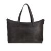 Shopping bag Berluti  Scritto in pelle nera - 360 thumbnail