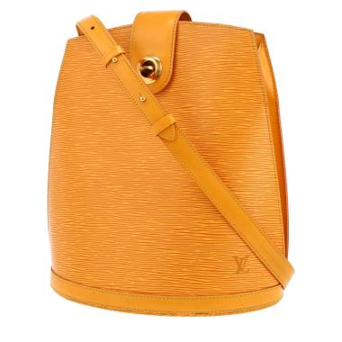 Borsa Louis Vuitton  Cluny in pelle Epi gialla