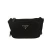 Prada   shoulder bag  in black canvas - 360 thumbnail