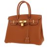 Bolso de mano Hermès  Birkin 30 cm en cuero togo color oro - 00pp thumbnail