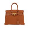 Bolso de mano Hermès  Birkin 30 cm en cuero togo color oro - 360 thumbnail