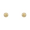 Orecchini a bottone Tiffany & Co Hard Wear Ball in oro giallo - 00pp thumbnail