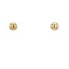 Tiffany & Co Hard Wear Ball small earrings in yellow gold - 360 thumbnail